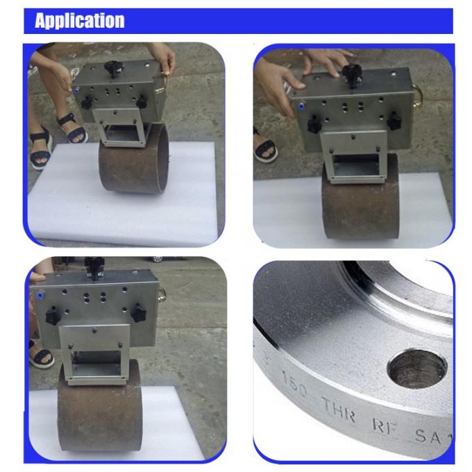 Hand Dot Pin Marking Machine , Data Matrix Portable Dot Peen Marking