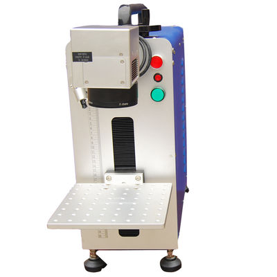 China Oem 20Watt Metal Marking Machine / Raycus Graphics Fiber Laser Marking For Nameplate supplier