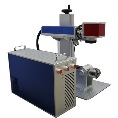China 175X175MM Blue Mini Laser Marking Machine For Gear , 7000mm/s Speed supplier