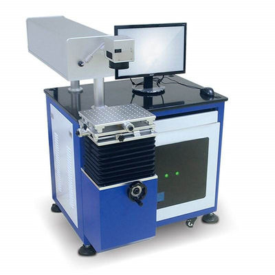 China Plastic Animal Ear Tag UV Laser Marking Machine Desktop Type Structure supplier