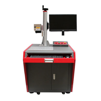 China Desktop Fiber Laser Etching Machine For Ear Tag , Laser Marking Equipment supplier