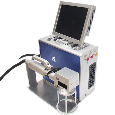 China 30 W Jpt Laser Source Pipe Tube Marking Machine For Serial Number Photo supplier