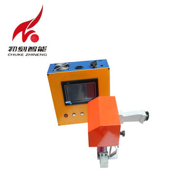 China Metal Mark Dot Pin Dot Peen Electric Marking Machine 80x40mm Marking Area supplier