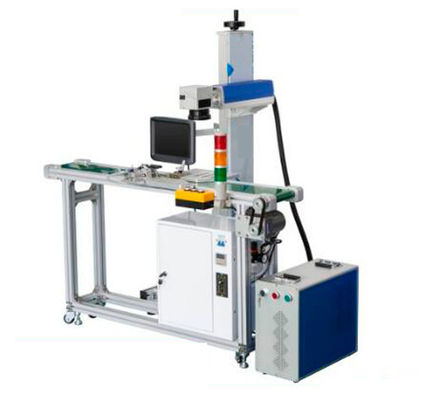 China Pcb Fiber Flying Laser Marking Machine 30w Max Convenient In White Colour supplier