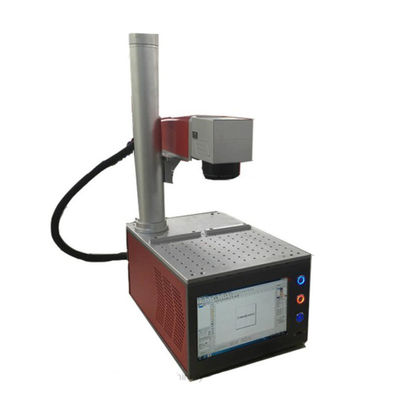 China High Efficiency Portable Fiber Laser Marking Machine For Aluminum With Paint supplier