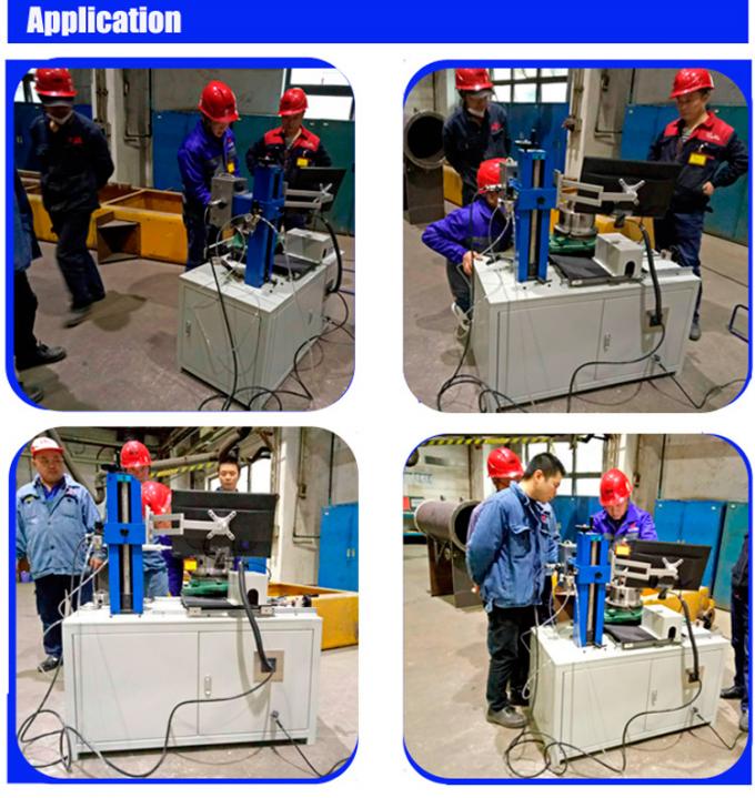 Pneumatic Cnc Dot Peen Marking Systems Metal Engraving Flange Marking