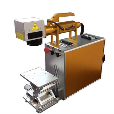 China 100X100MM Portable Laser Engraving Machine For Stainless Steel , Laser Marking Device supplier