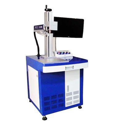 China 300X300MM 50 Watt Fiber Laser Marking Machine Date Matrix For Stainless Steel supplier