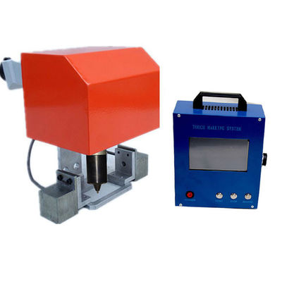 China High Precision Electric Marking Machine Desktop Serial Number Dot System For Cast Iron supplier