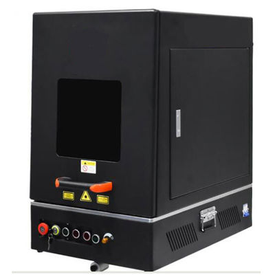 China Powerful Enclosed 20w Flying Laser Marking Machine For Big Pieces Marking supplier
