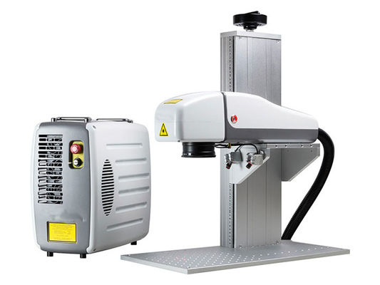 China Speed 7000mm / S Fiber Laser Marking Machine 3d 30w For Curved Surface supplier