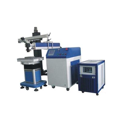 China Humanized Design Boom Mold Repairing Spot Welding Machine With Stainless Steel Table supplier