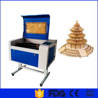 China Paper Leather 60 Watt CO2 Laser Engraver Machine Circulating Water Cooling supplier