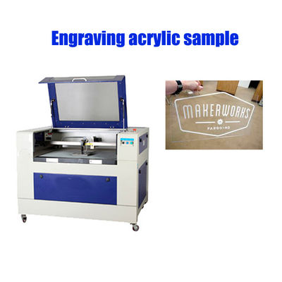 China 40 W Co2 Laser Engraver , Small Size Laser Engraving Equipment High Speed supplier