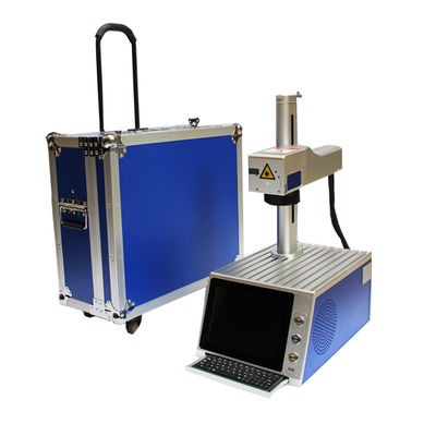 China Galvo Head Mini Laser Engraver Etching Machine For Metal , Energy Saving supplier