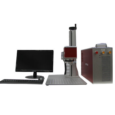 Raycus 20w Mini Fiber Laser Marking Machine For Metal , Laser Marking Equipment supplier