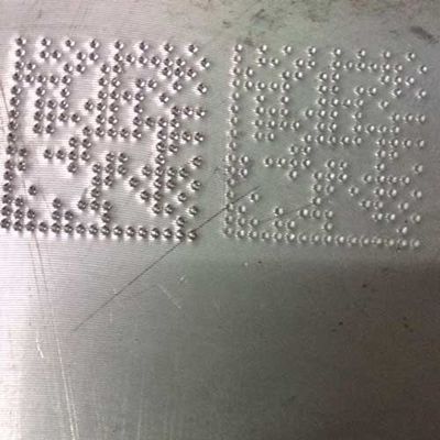 0.5MM Depth Electric Handheld Dot Peen Marking Systems For Metal Plate supplier