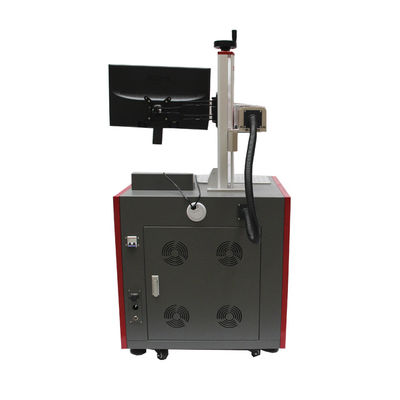 Desktop Fiber Gold Metal Laser Marking Machine 0.5Mm Depth With Low Noise supplier