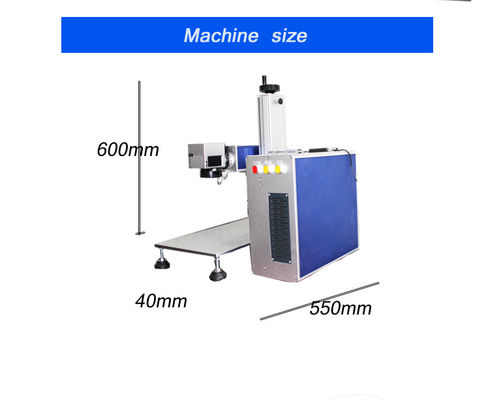 High Efficiency Small Metal Logo Fiber Laser Marking Machine For Eyeglasses Frame supplier