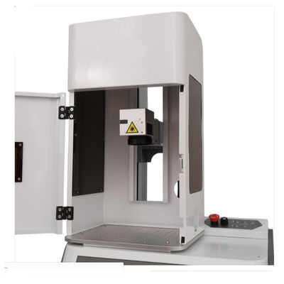 CNC Desktop Mopa Laser Marking Machine For Metal With Cover / Protection supplier