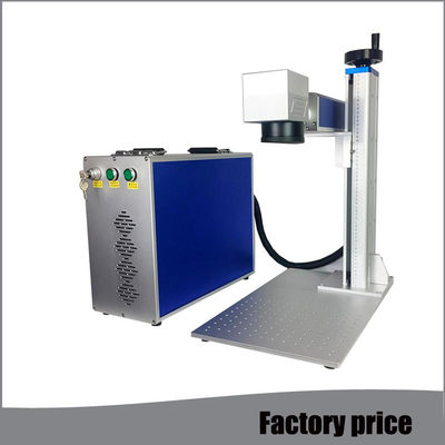Metal Fiber Mini Laser Marking Machine EZCAD Software Low Power Consumption supplier